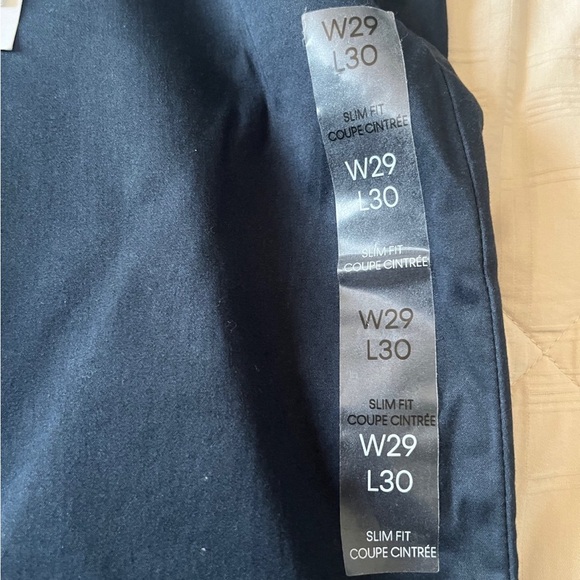 Calvin Klein Navy Blue Chinos Pants - Picture 2 of 3